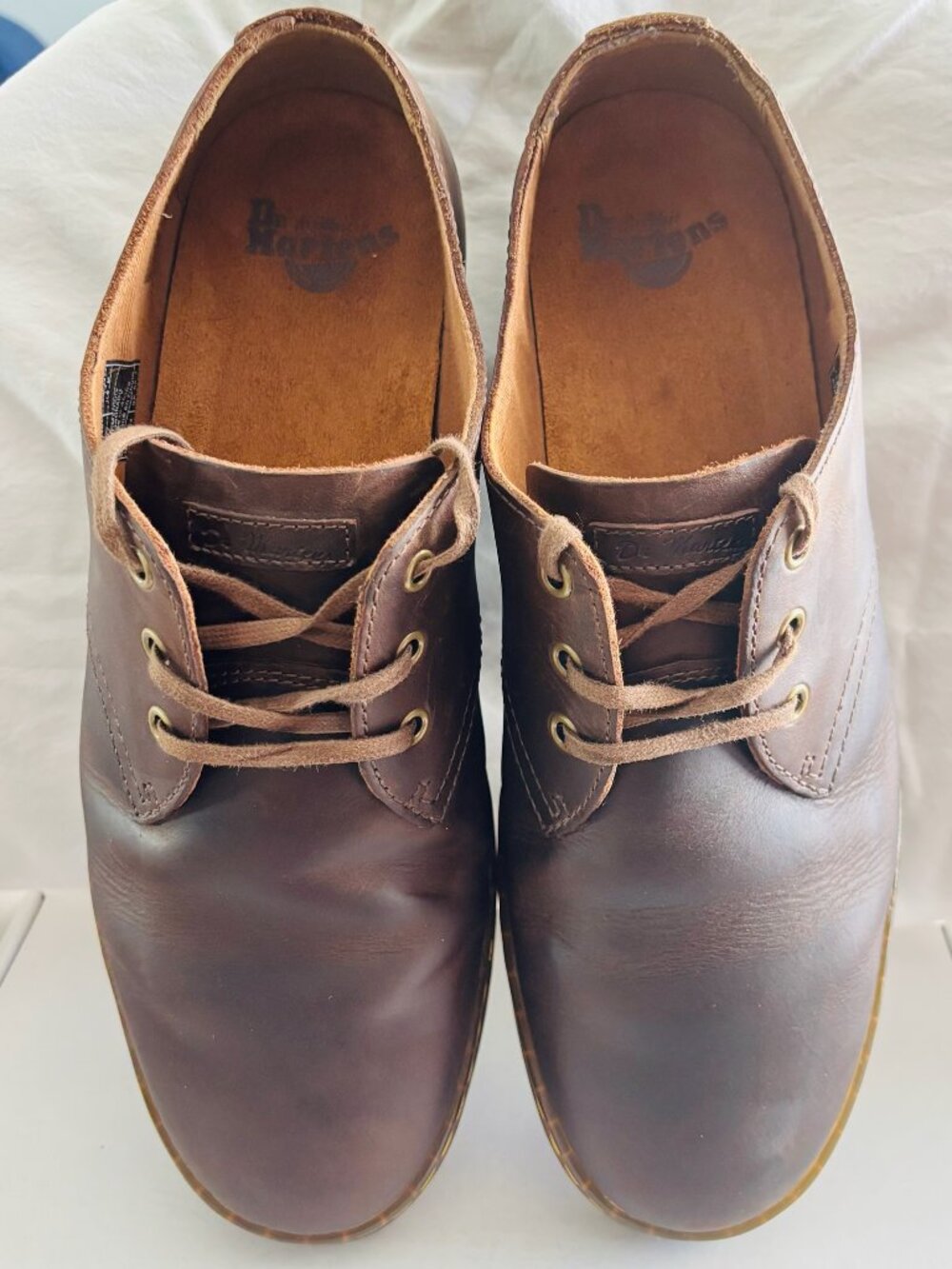 Dr. Martens Coronado Brown Leather Oxford Shoes Men's Size 12 Casual Lace Up